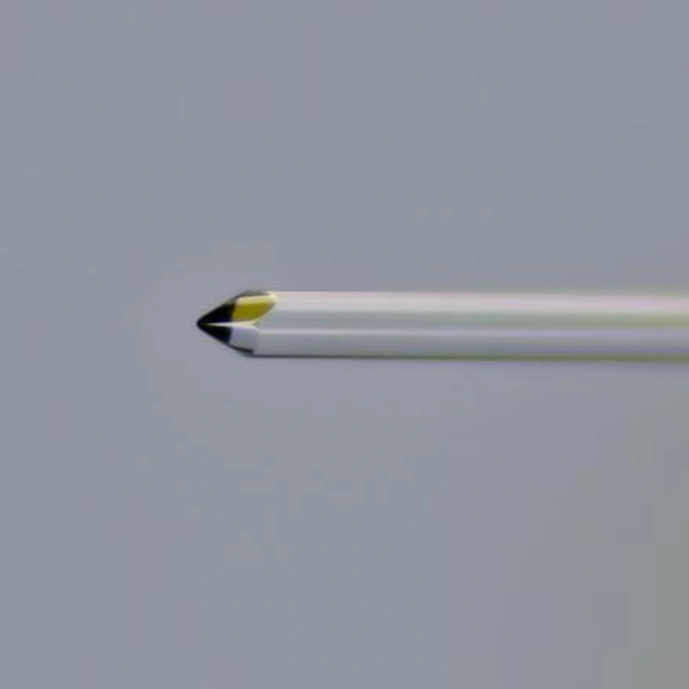 Fibre à lentille en coin à maintien de polarisation (PM)
