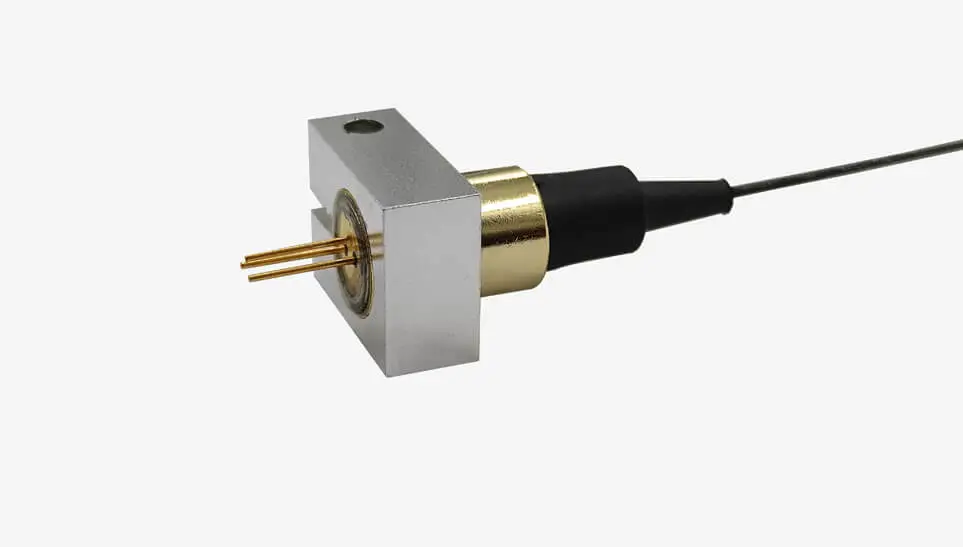 Diode laser coaxiale TO couplée à fibre optique 408 nm