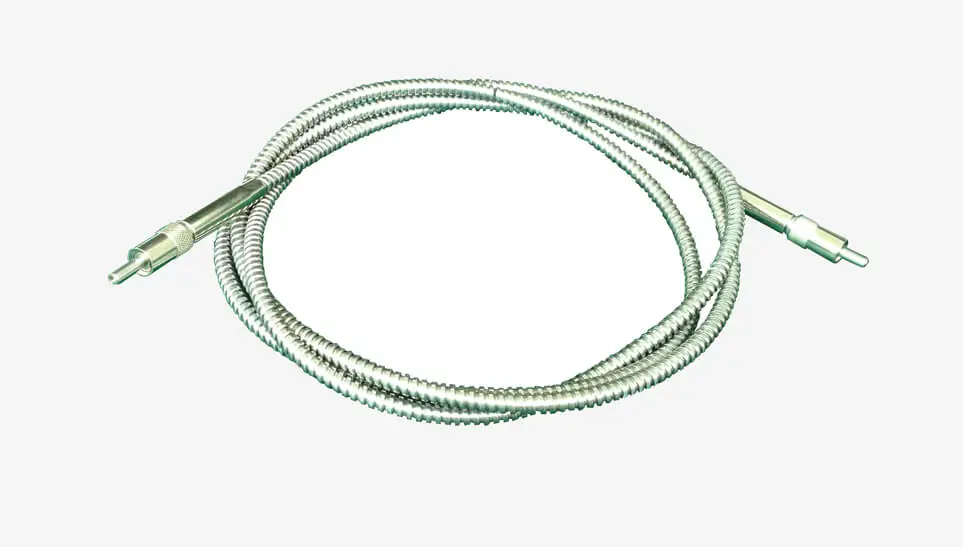 Cordon de raccordement fibre optique SMA905 à ferrule en acier inoxydable