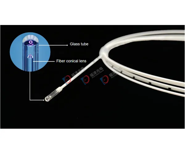 Fibre à émission radiale